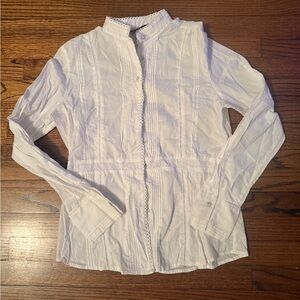 Harve Benard Elegant White Cotton Blouse